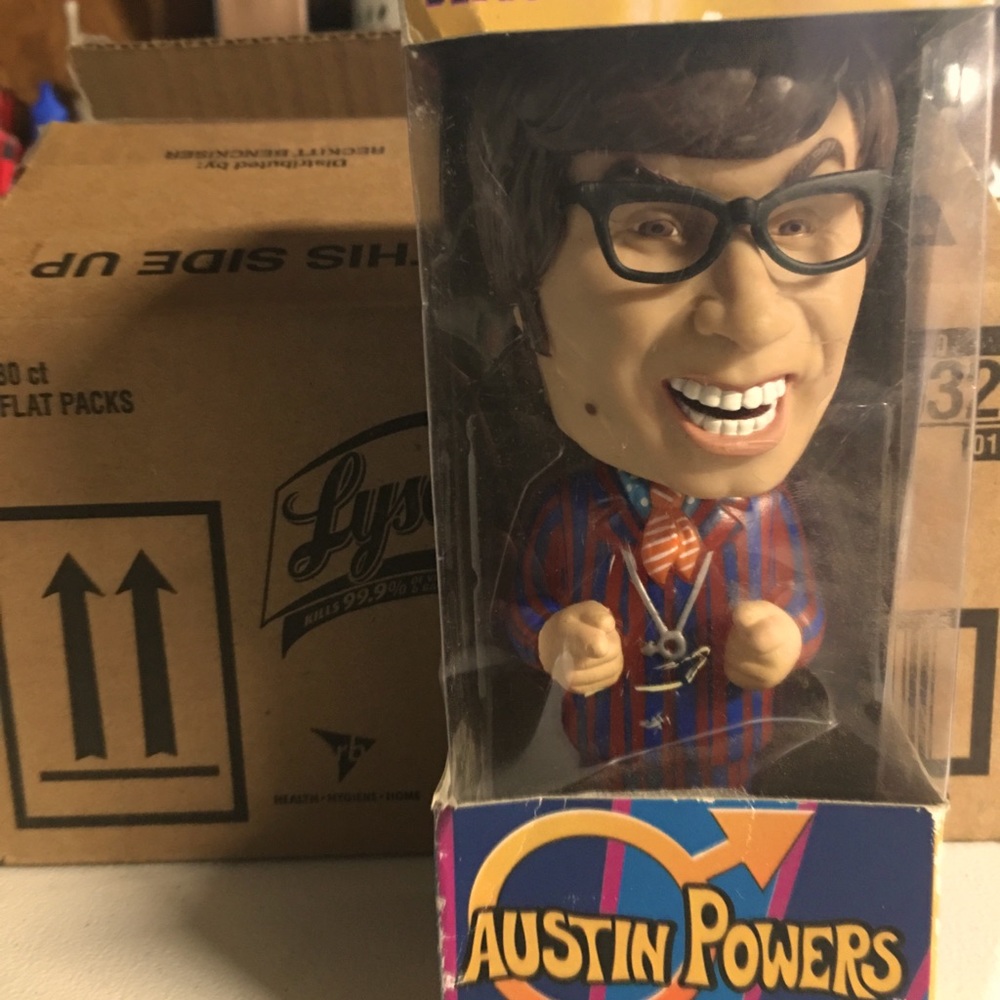 Vintage 1998 Austin Powers Wacky Wobbler